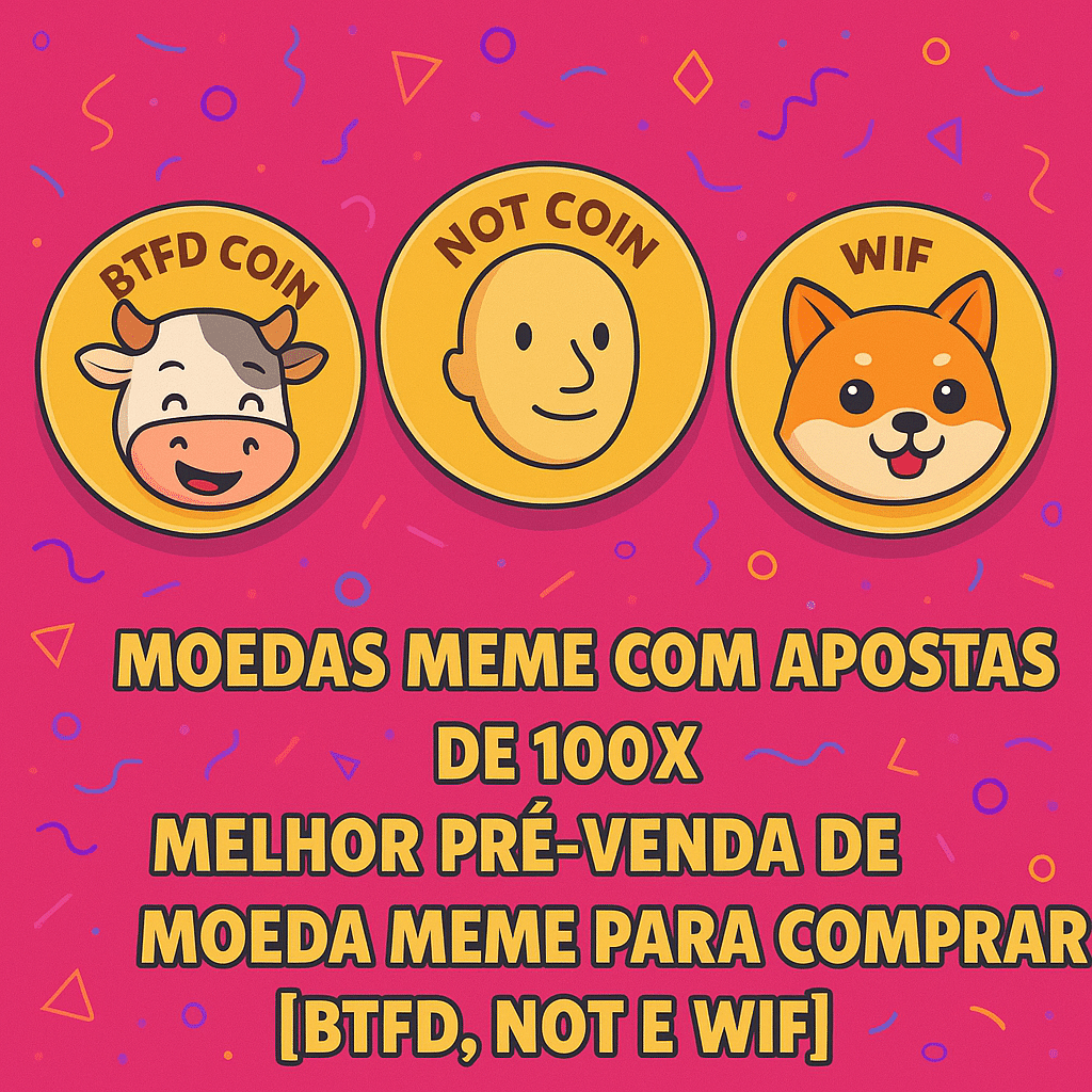 Moedas de meme com apostas de 100x