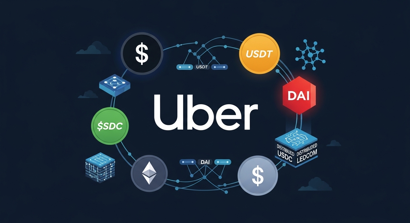 Uber integrado com Stablecoins