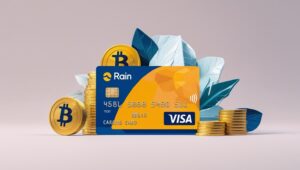 como funciona o cartão Visa com criptomoedas da Rain