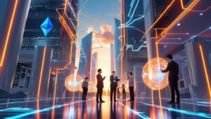 Tecnologia Ethereum, integrando blockchain à vida cotidiana.